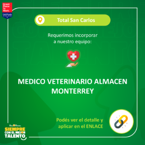 Médico Veterinario en Dos Pinos, San Carlos
